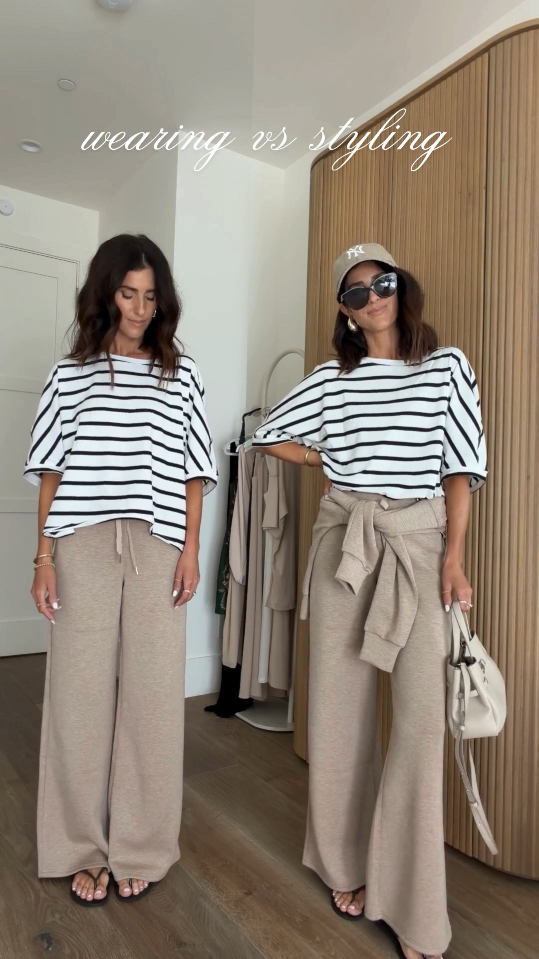 Wearing vs. Styling 🙌🏼 What do you like better? I’m just shy of 5-7” wearing the size small tee m. Size small half zip and XS pants #stylinbyaylin #aylin #wearingvsstyling #amazon

#LTKSeasonal #LTKOver40 #LTKootd