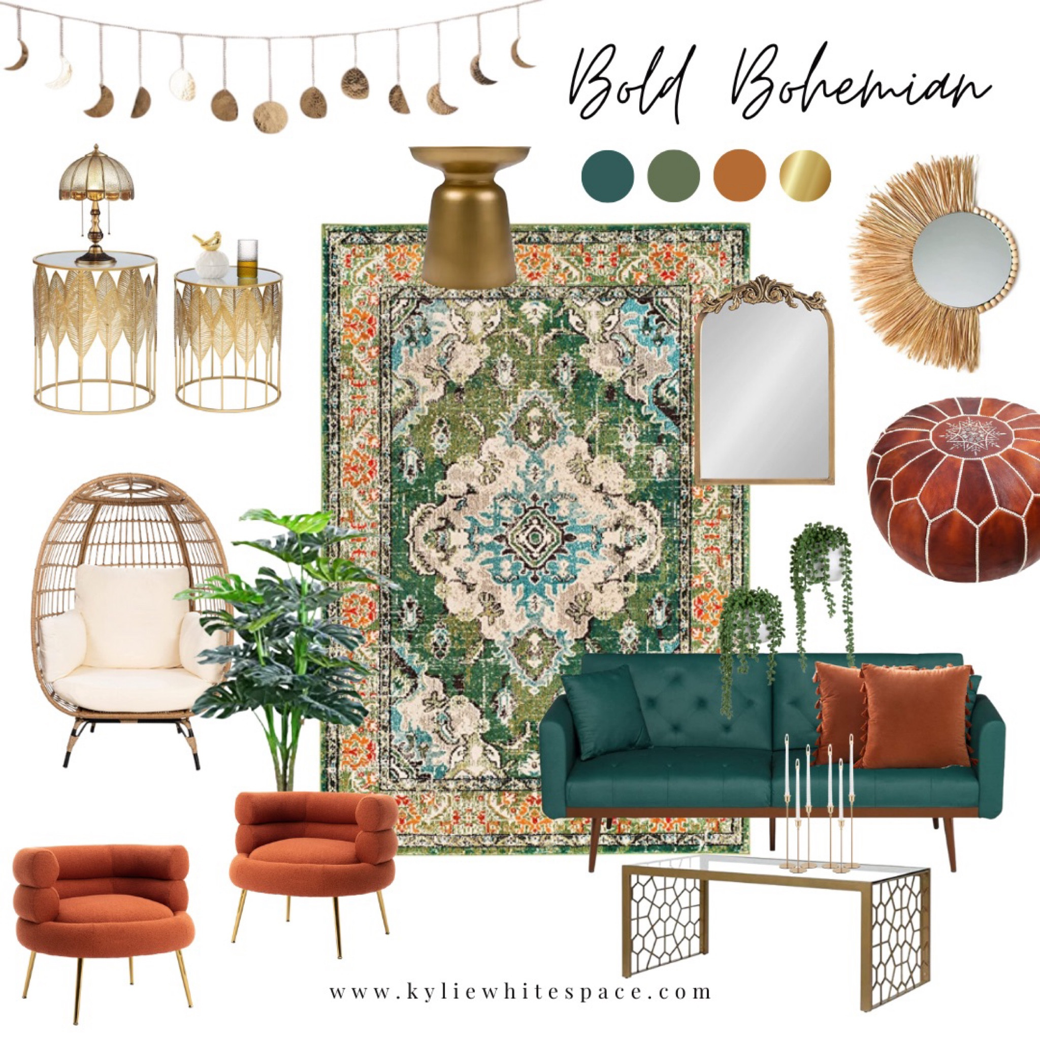 For a colorful, eclectic style statement - shop Bold Bohemian home decor by #kyliewhitespace! 

#LTKFind #LTKhome