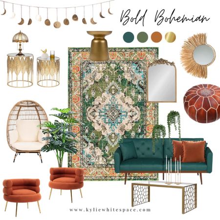 For a colorful, eclectic style statement - shop Bold Bohemian home decor by #kyliewhitespace! 

#LTKFind #LTKhome