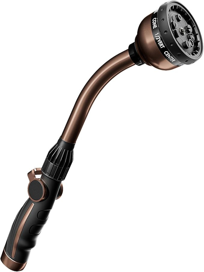 RESTMO Watering Wand, Heavy Duty Metal Garden Hose Wand with Thumb Flow Control, 15-Inch Long Hos... | Amazon (US)