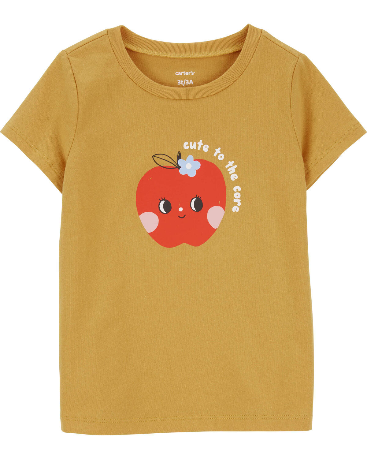 Gold Toddler Cute to the Core Graphic Tee | carters.com | Carter's
