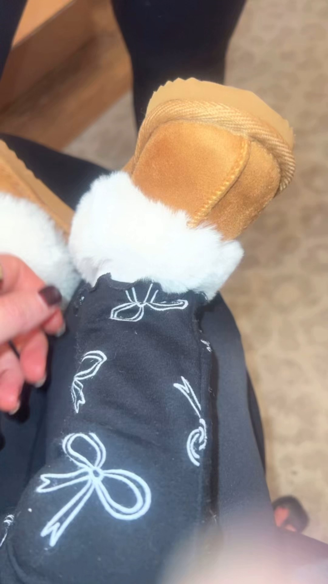 Walmart baby mules.  

#LTKKids #LTKBaby