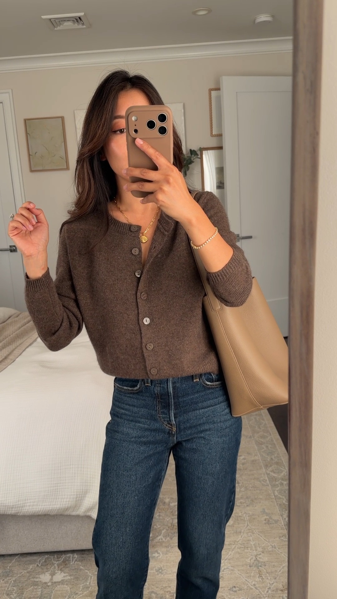 Size info below! 
• 100% Cashmere Cropped Crew Cardigan XS

@Quince #quincepartner

Petite friendly jeans, transitional fall outfit, easy mom outfit

#LTKPetite #LTKSeasonal #LTKmomlife