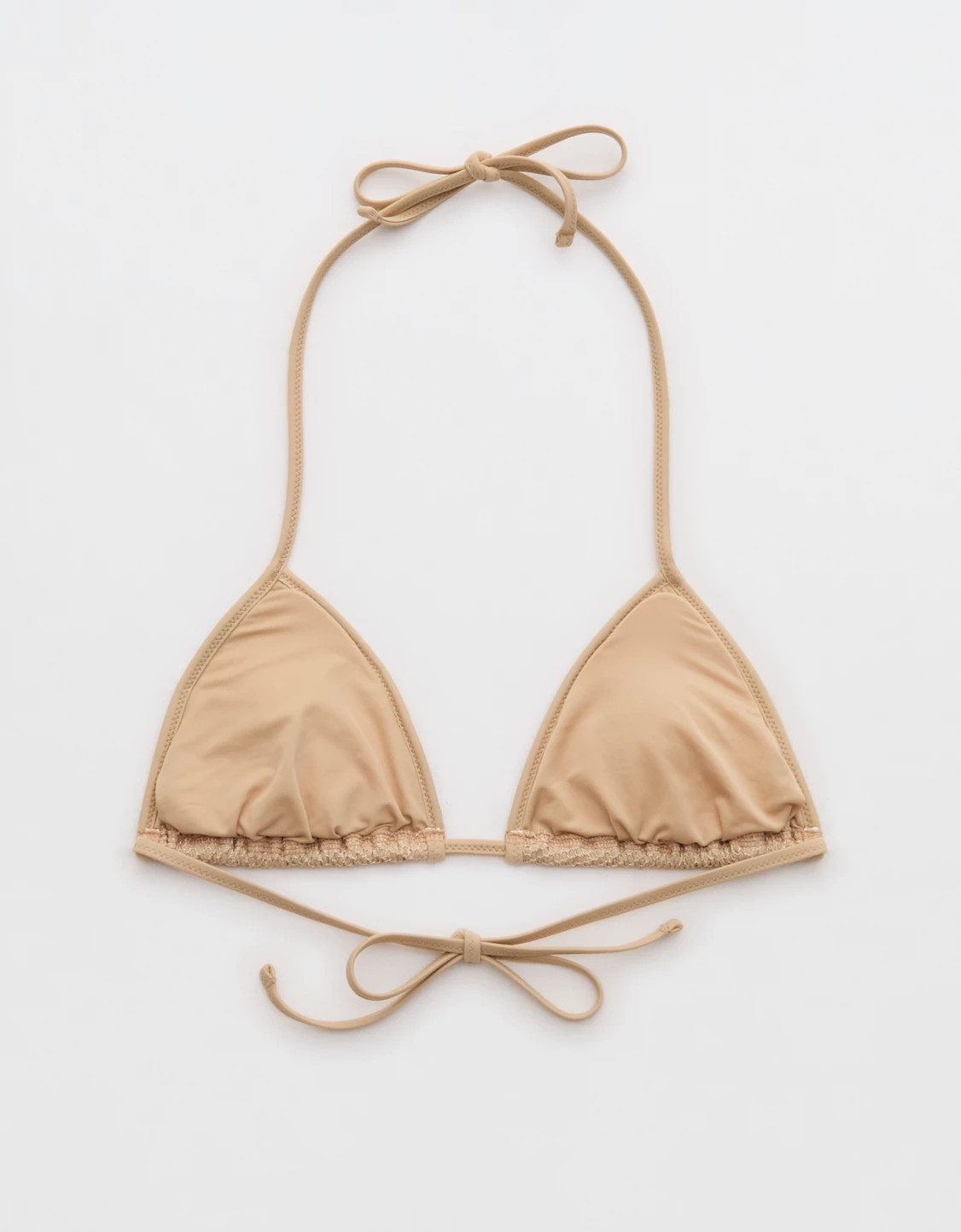 Aerie The Sun-Lover Metallic Bikini Top | Aerie