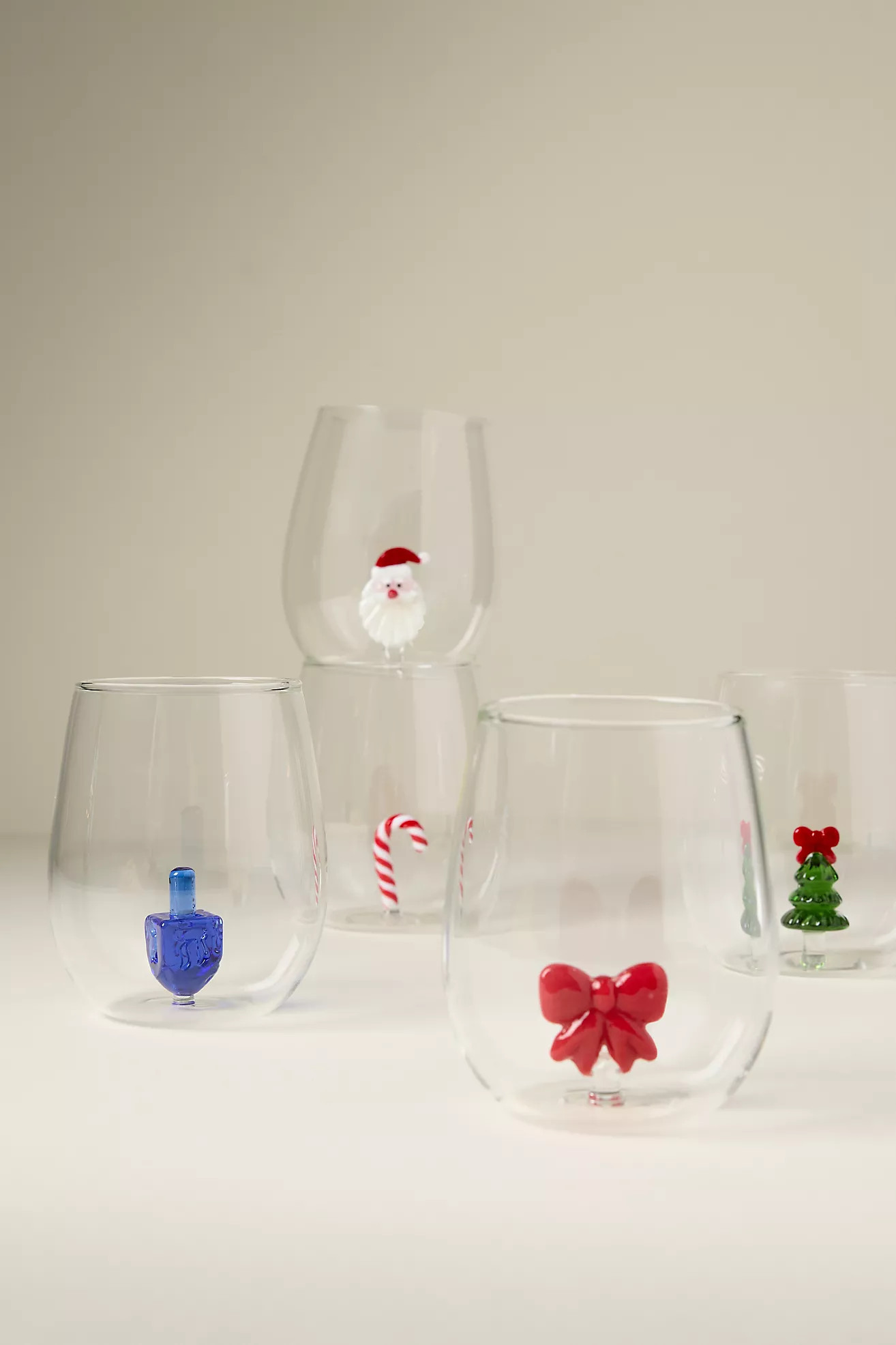 The Jolly Icon Stemless Wine Glass | Anthropologie (US)