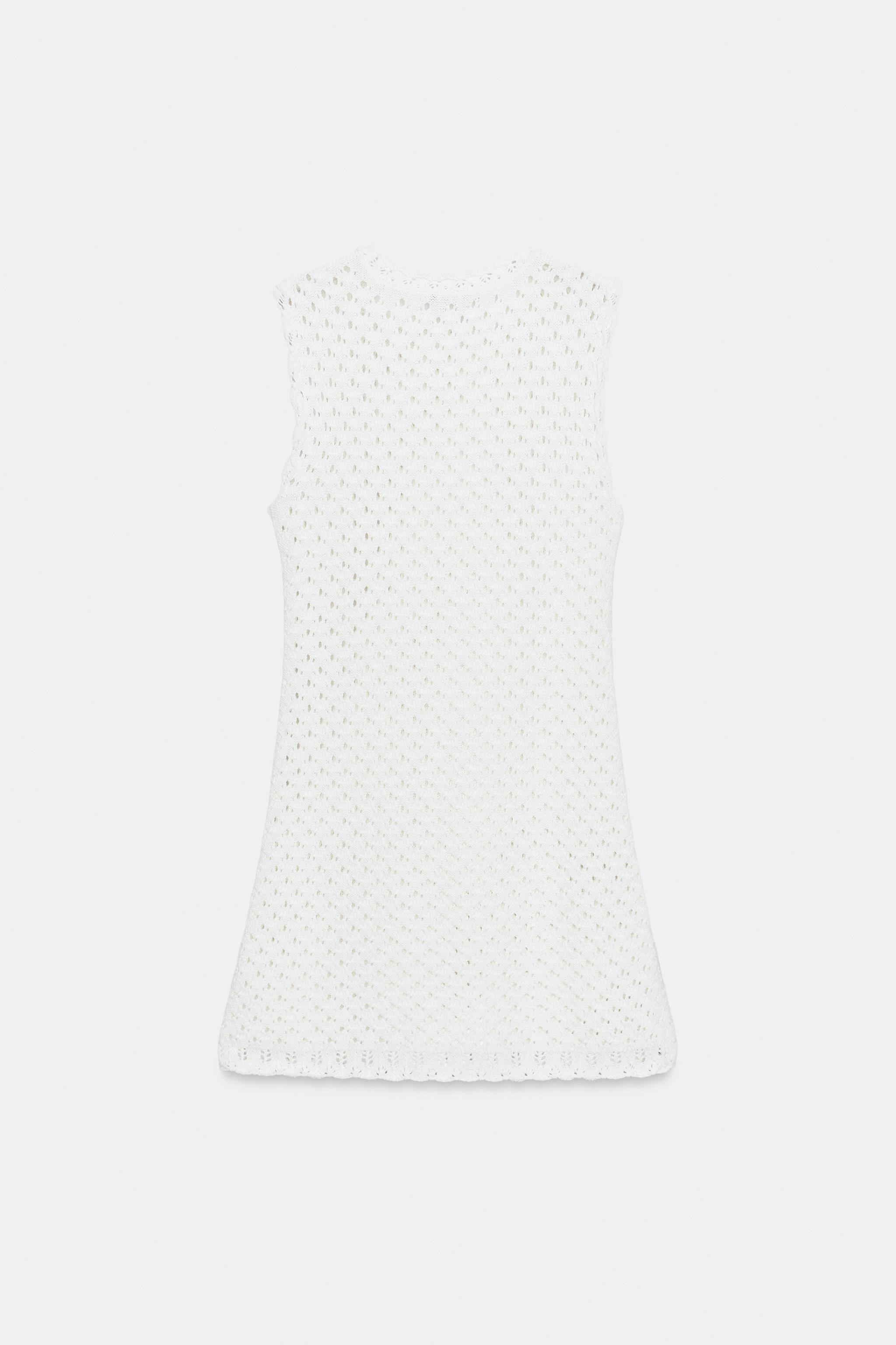 POINTELLE KNIT MINI DRESS | Zara US