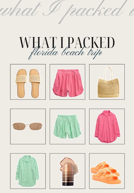 Packing for a long weekend beach trip for Kyle and I! Packing some of the cutest mix and match sets 🍉🌸🍸☀️