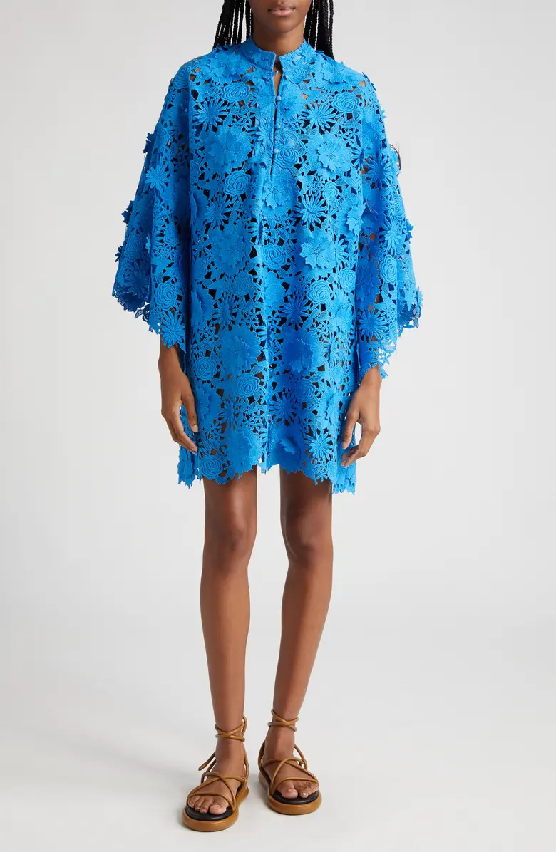 3D Floral Lace Cover-Up Caftan | Nordstrom