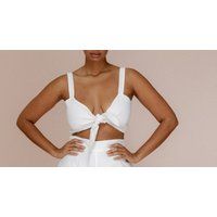 Linen Knot Top For Her - Pure White Shirt -Summer Blouse -Blouse Women -Magic Linen-Gift | Etsy (US)
