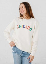Sweet Home Chicago Sweatshirt - Original Ivory | Alice & Wonder