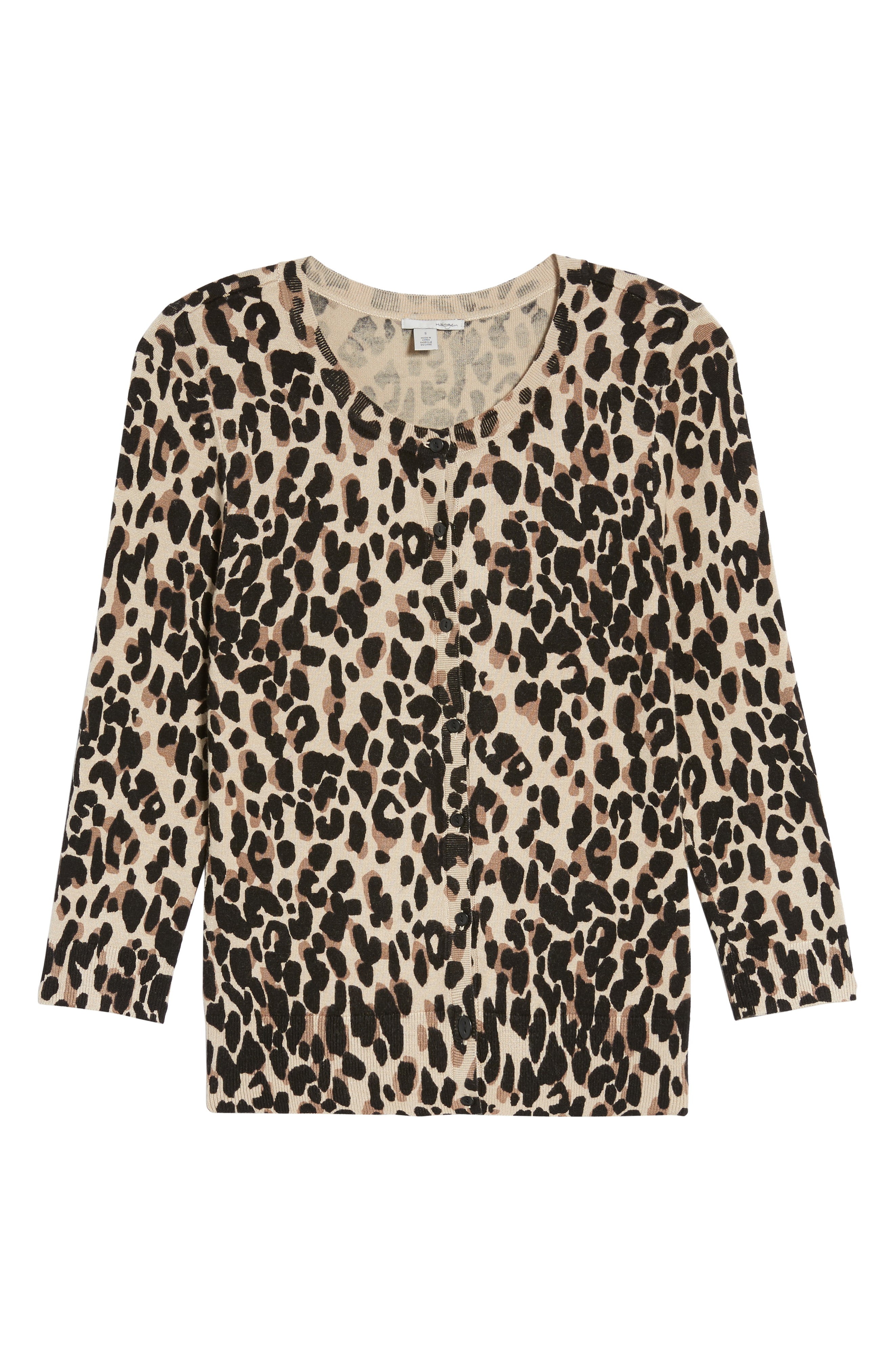 Three Quarter Sleeve Crewneck Cardigan | Nordstrom