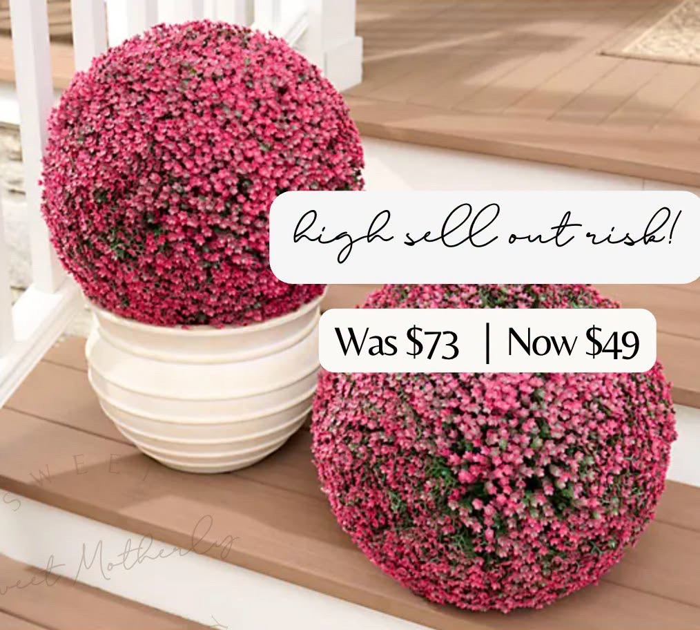 Faux flowers back in stock!

Faux outdoor plants
Artificial outdoor plants
Fake potted plants
Artificial greenery
Faux topiary plants
Outdoor faux trees
Artificial porch plants
UV resistant plants
Faux patio plants
Realistic artificial plants

#LTKSeasonal #LTKSaleAlert