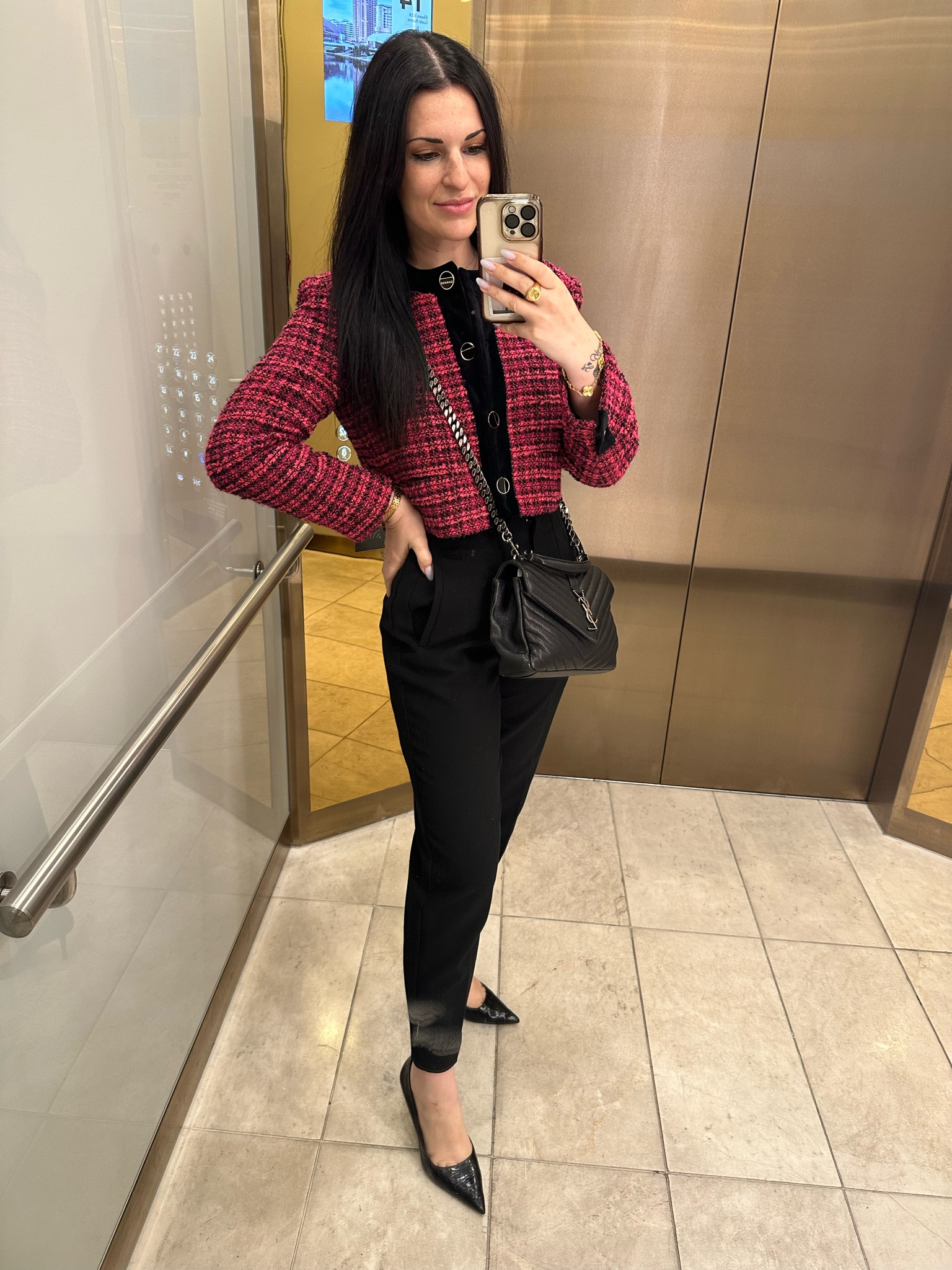 Work conference outfit. Love a good tweed jacket! 

#LTKCyberWeek #LTKWorkwear #LTKStyleTip