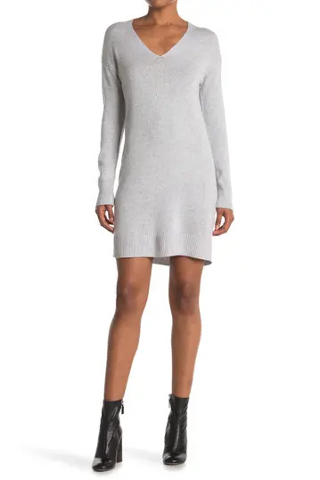 TheoryV-Neck Sweater Dress | Nordstrom Rack