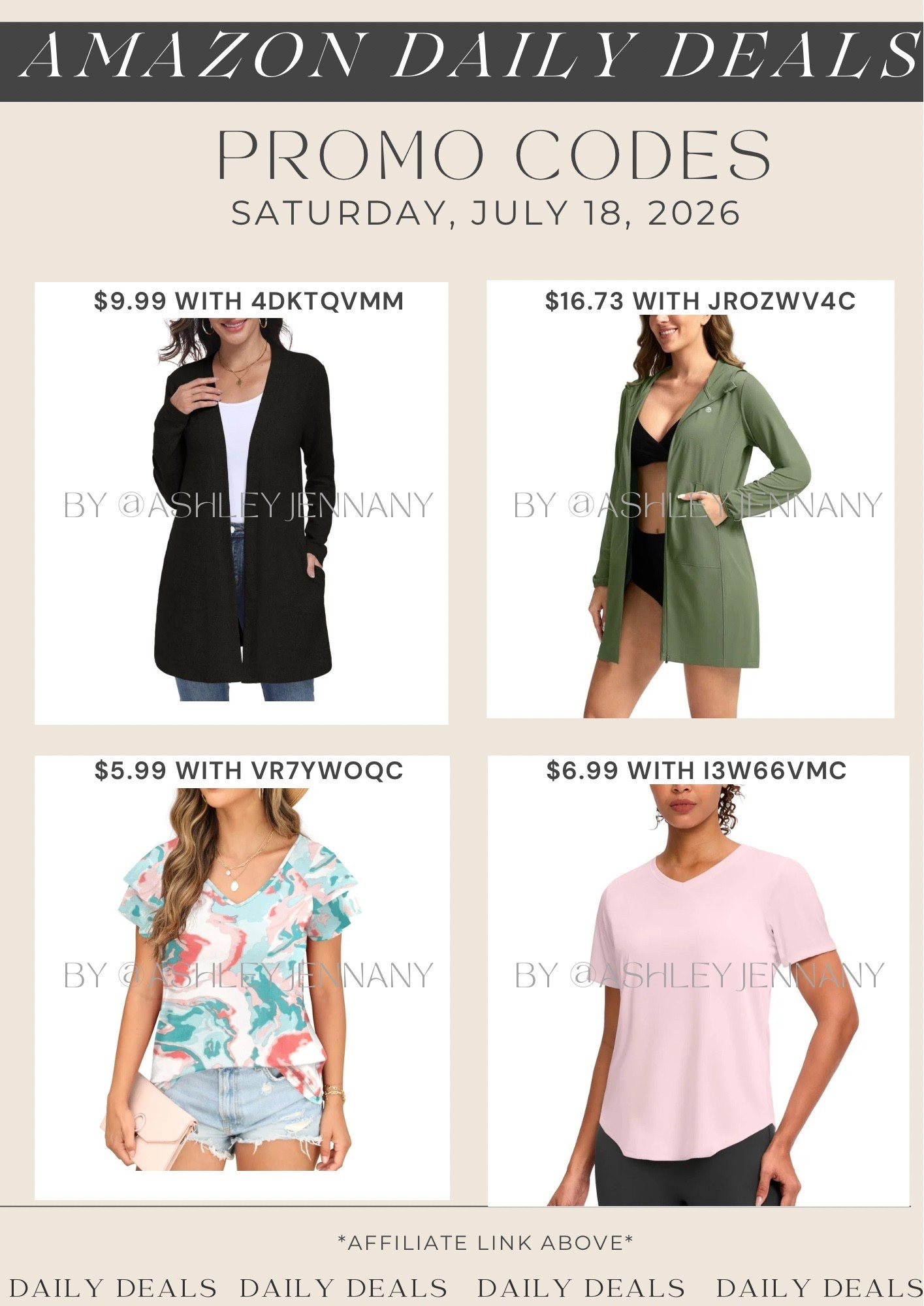 Amazon deals

#LTKSaleAlert #LTKMidsize #LTKootd