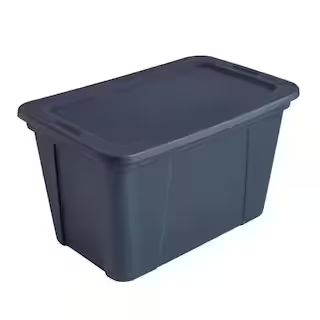 HDX 30 Gal. Storage Tote in Ink 2130-4415707 - The Home Depot | The Home Depot