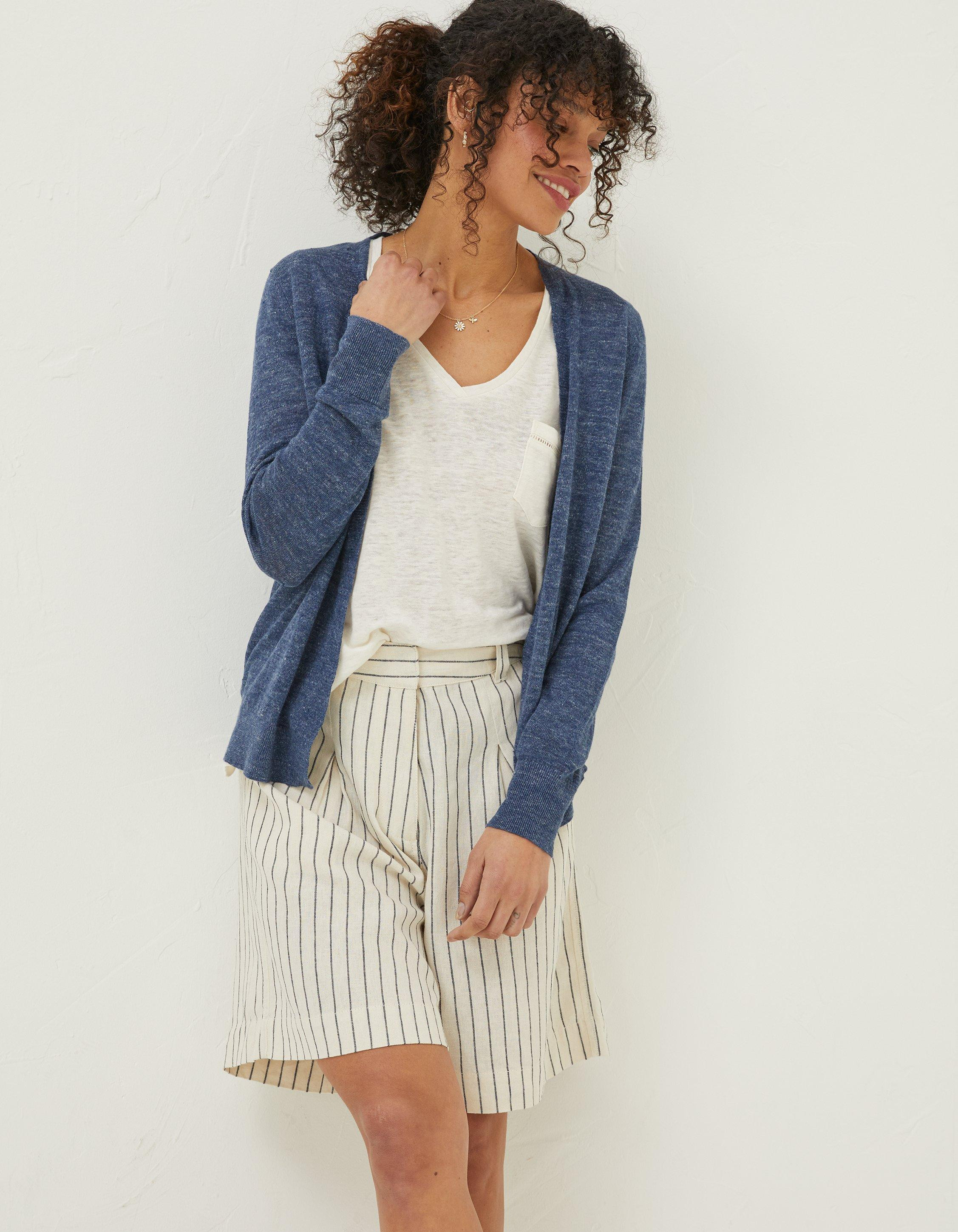 Suzannah Linen Cardigan | Fat Face (UK&IE)
