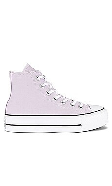 Converse Chuck Taylor All Star Lift Canvas Sneaker in Pale Amethyst, White, & Black from Revolve.... | Revolve Clothing (Global)