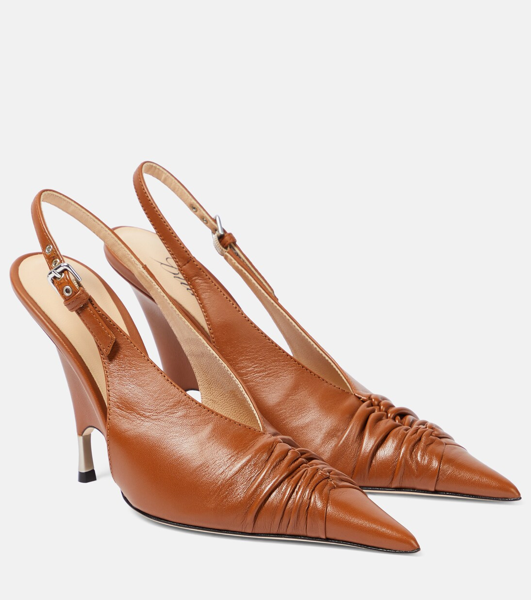 Leather slingback pumps | Mytheresa (UK)