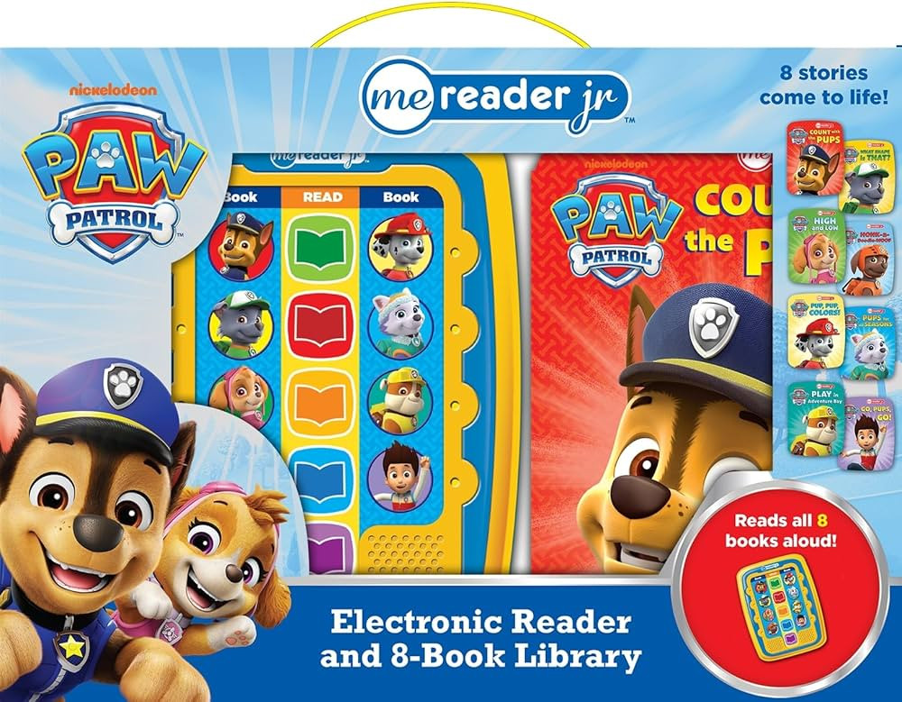 Nickelodeon PAW Patrol Chase, Skye, Marshall, and More! - Electronic Me Reader Jr. 8 Sound Book L... | Amazon (US)