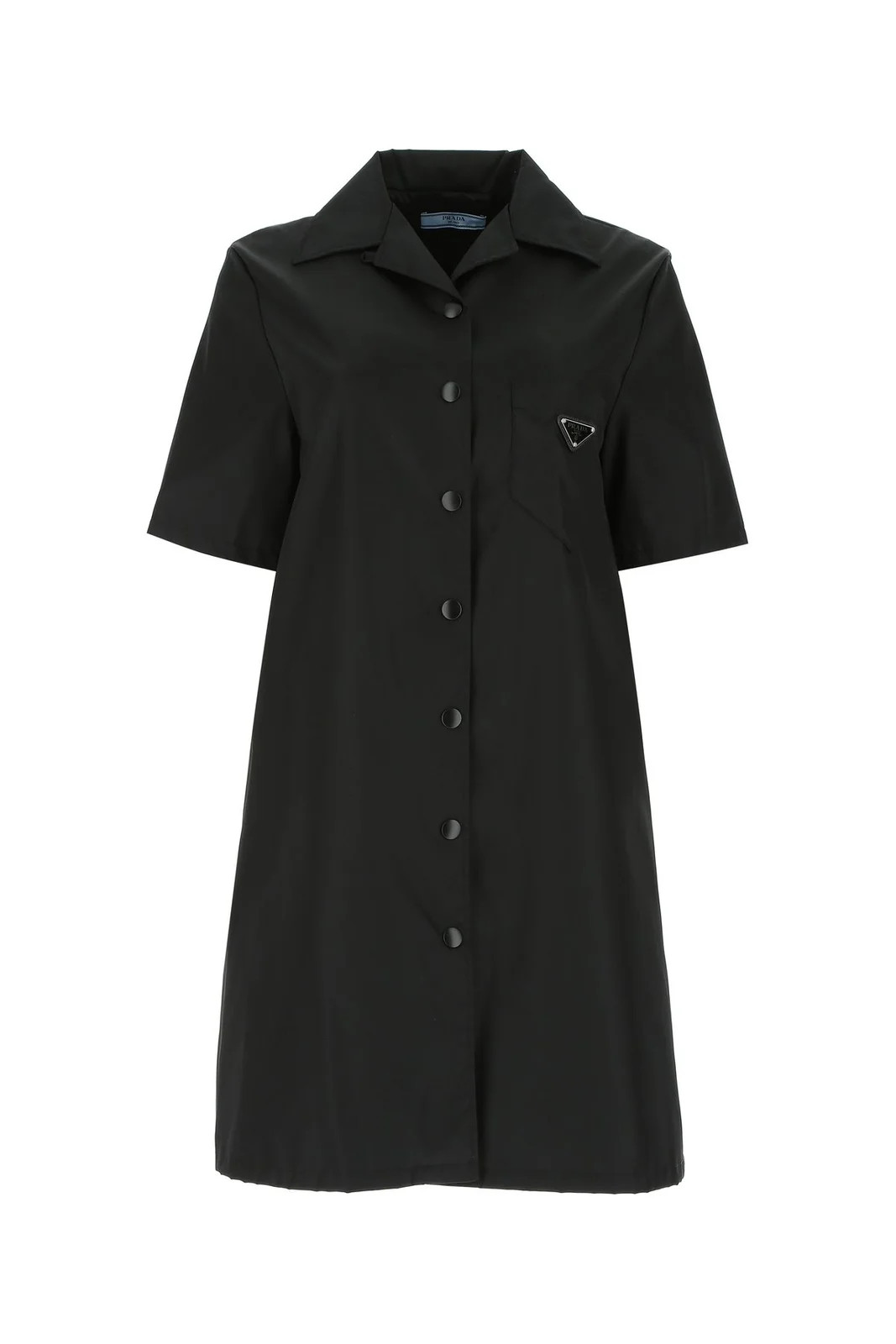 Prada Logo Shirt Dress | Cettire Global