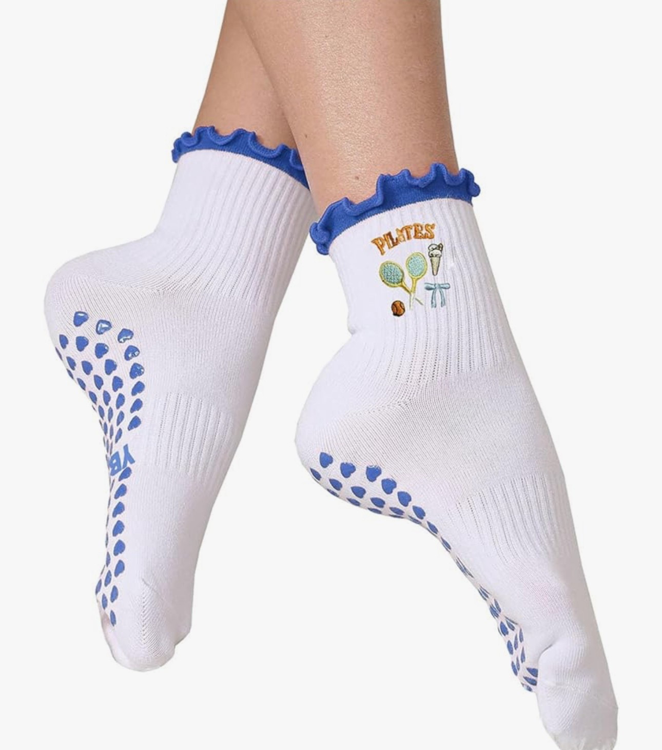 Pilates Grippy Socks all of the cutest embroidery 

#LTKActive #LTKFindsUnder100 #LTKFindsUnder50