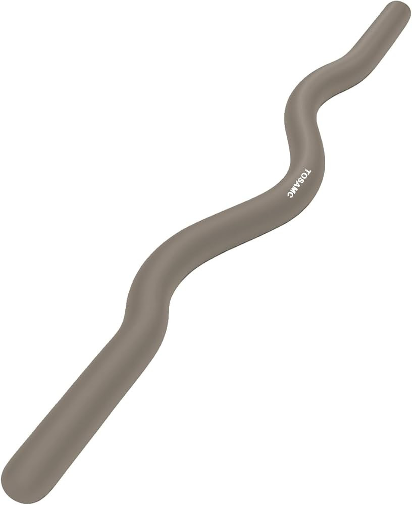 Weighted Workout EZ Curl Bar, Strength Training Bars, Soft Silicone Surface with Solid Steel Exer... | Amazon (US)