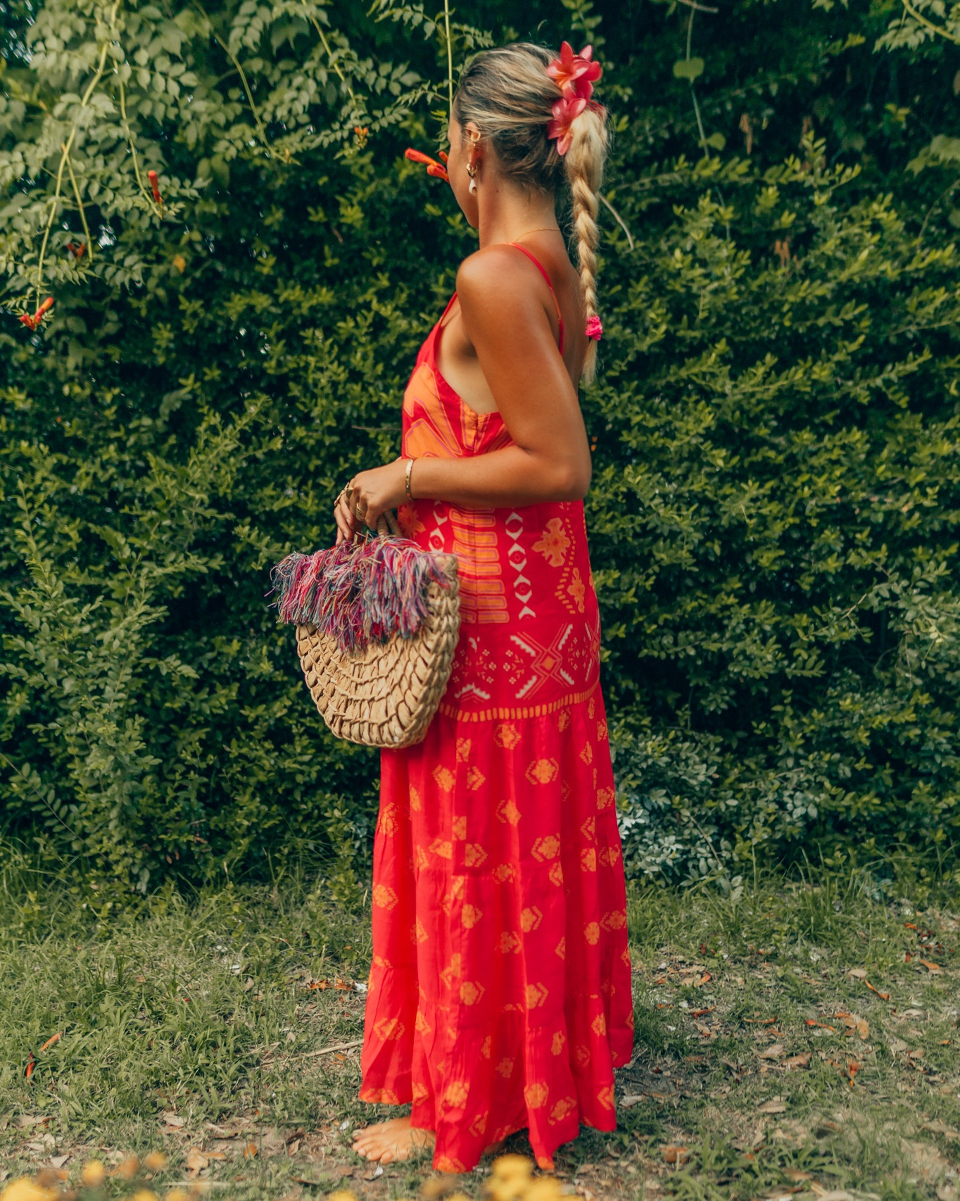 Shades of summer🌴🍍🌺🥥🍉New in from @the_hermoza 
 its a tropic inspired summer in Hermoza’s new Palma Real Collection (hand illustrated and made in Colombia). I’m obsessed with this color and print. We love a fun pop of color for summer nights. Plus this dress is super light and breezy for these warm nights (also loving just the big of structured fit up top, then with a flow bottom - perfect beach dress!)

#ad #summeroutfit #summerinspo #summerstyle 

#LTKStyleTip #LTKSeasonal #LTKTravel