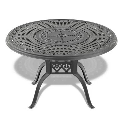 Outdoor Patio Bar Table Square Metal Table with Wood-Look Tabletop, for Garden Balcony Backyard Deck(1 Table) | Wayfair North America