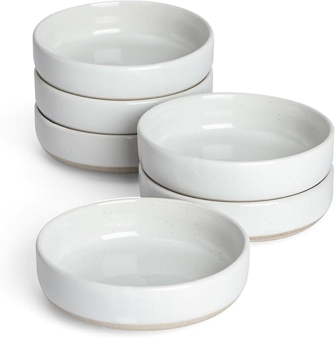 famiware Milkyway Ceramic Soy Sauce Dish, Dipping Bowls Set of 6, Dipping Sauce Bowls/Dishes, 4oz... | Amazon (US)