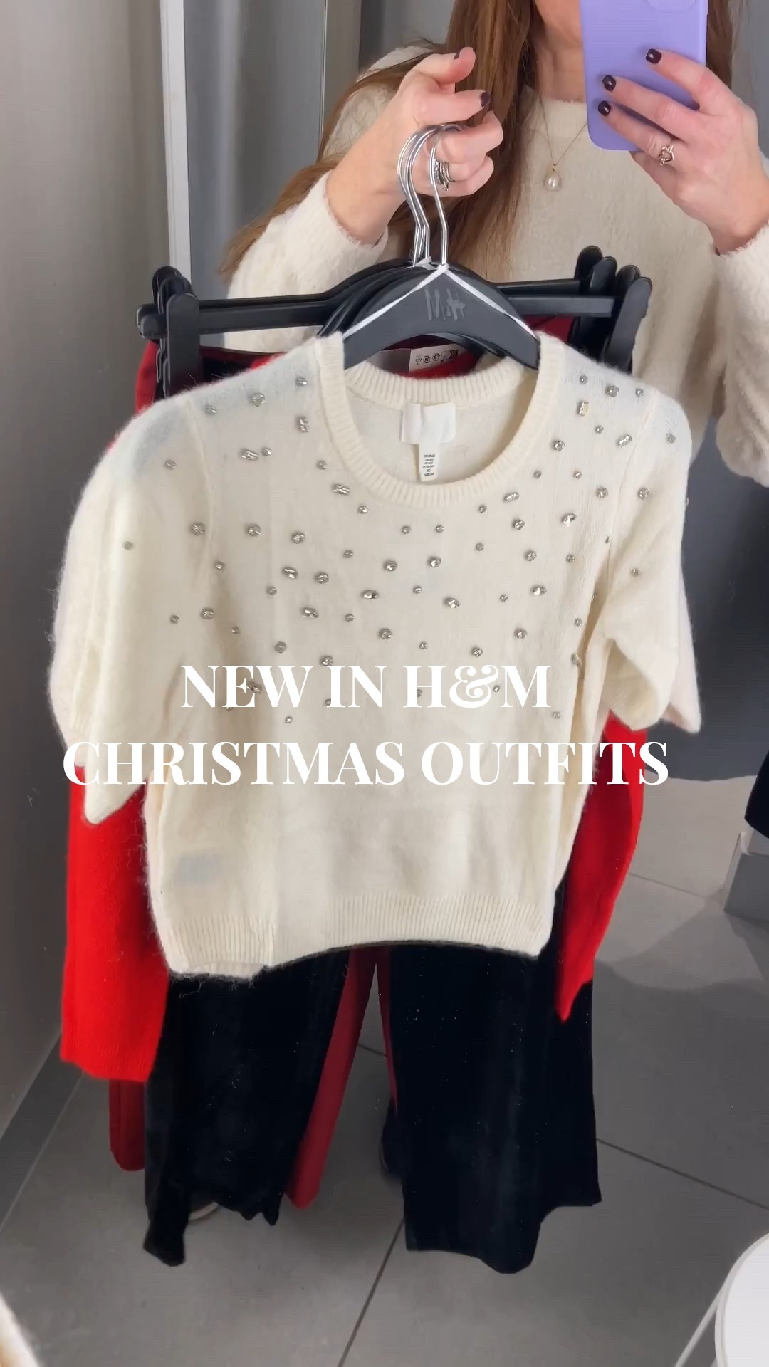 Sharing a roundup of my favourite new in H&M partywear pieces ✨🍸♥️ Whether you’re dressing up for Christmas cocktails, a cosy Christmas Day lunch or something in between… I’ve got you covered ❤️🍸
1. Embellished knit + velour trousers, sparkly, soft and perfect for cocktails or Christmas lunch. Wearing XS in the knit & Small in the trousers.
2. Chic, comfortable & a little bit glam. Short-sleeve embellished knit (XS) with red tuxedo trousers (size 8) ideal for office parties, festive dinners or drinks.
3. Cream knitwear + red tailoring = instant Christmas. Soft bow-detail cardigan (Small) with tuxedo trousers (size 8) for festive drinks, dinners & everything in between 🤍🍸
4. A statement bow with velvet trousers… effortless festive glamour ✨ Perfect for Christmas cocktails, NYE or a dressed-up dinner. Wearing Small in both.
5. Classic red cardigan (XS) with velour trousers (Small) cosy, chic and ready for Christmas cocktails or Christmas Day lunch ❤️🍷✨
Save to your wishlist, shop your favourites & let me know which festive look you love most 🎅🏼✨

#LTKpartywear #LTKuk #LTKfestive