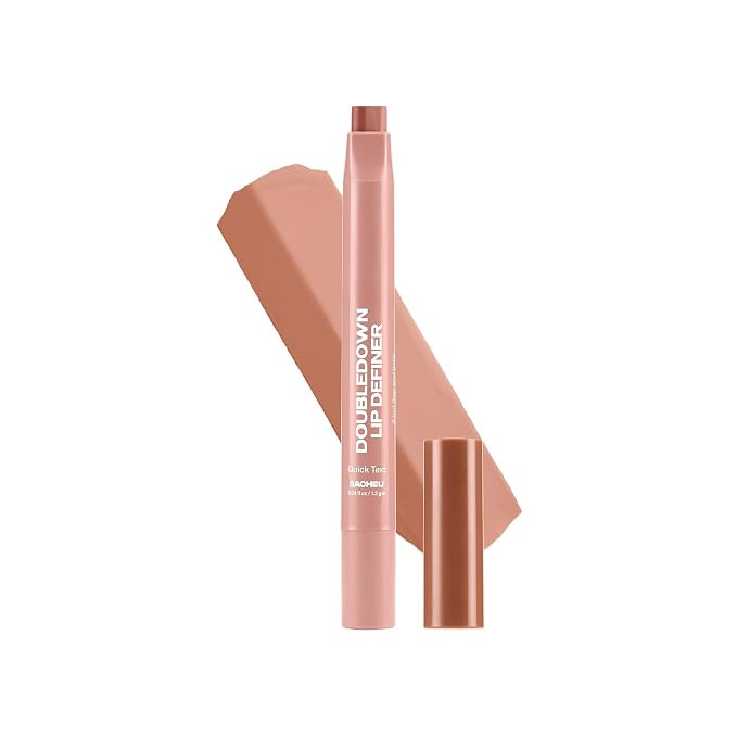 Sacheu DoubleDown Lip Definer, 2-in-1 Lip Liner & Balm — Hydrating Korean Makeup Lipstick with ... | Amazon (US)