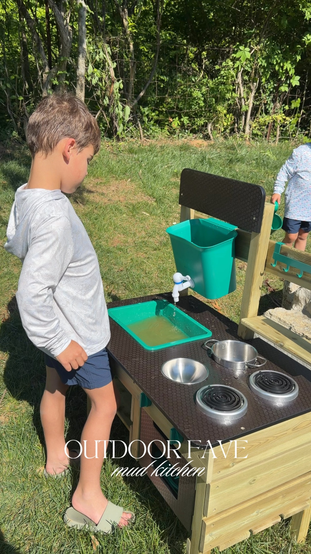 Linking the mud kitchen my boys were playing with this weekend- from Amazon! They love playing with this outside & it’s always been a hit! 

#LTKKids #LTKSeasonal #LTKmomlife