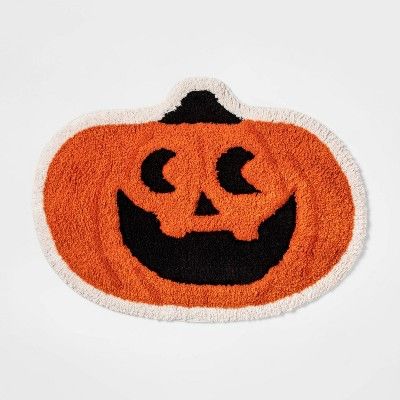 Halloween Pumpkin Shaped Bath Rug - Hyde & EEK! Boutique™ | Target