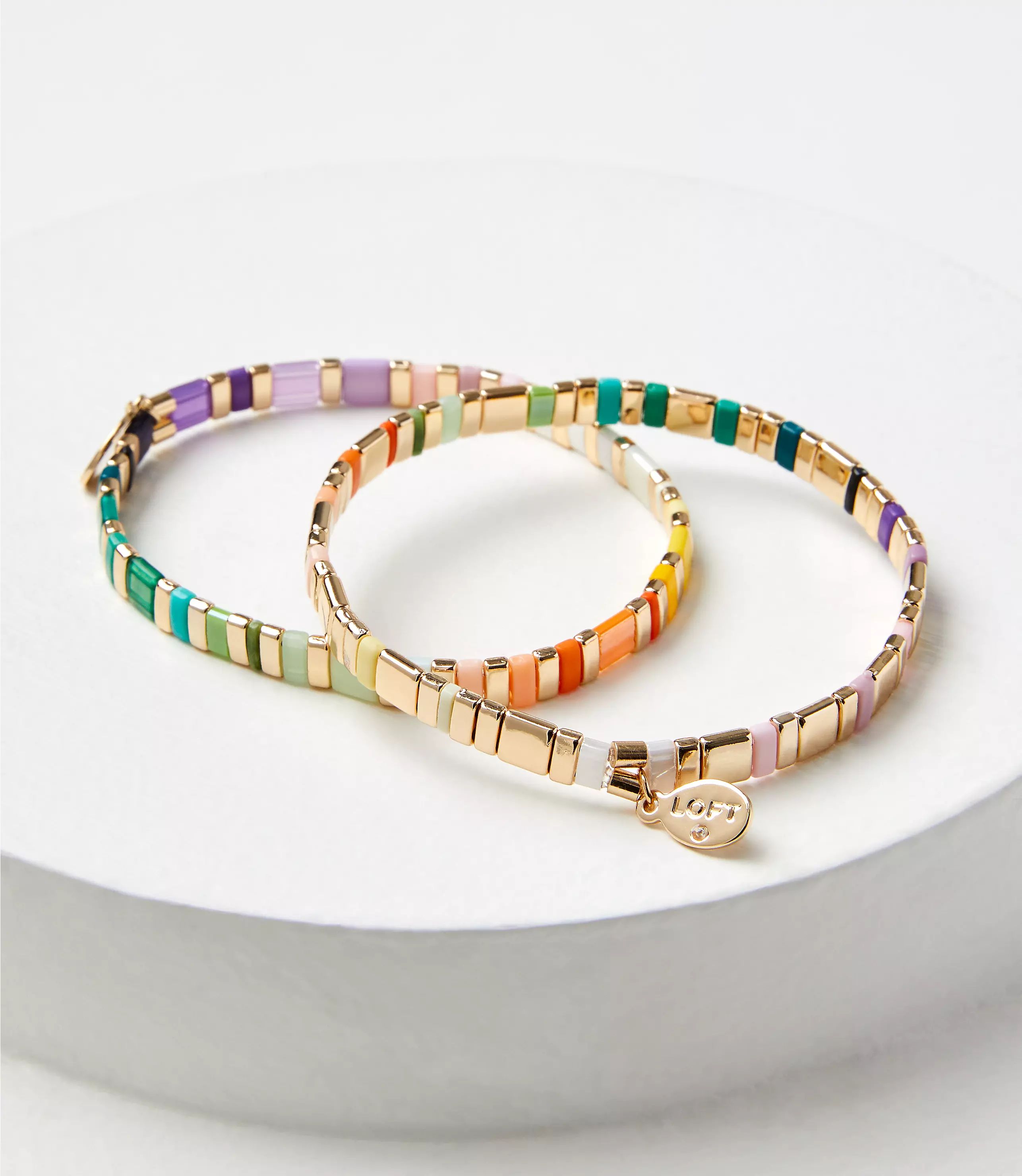 Pastel Chicklet Bracelet Set curated on LTK