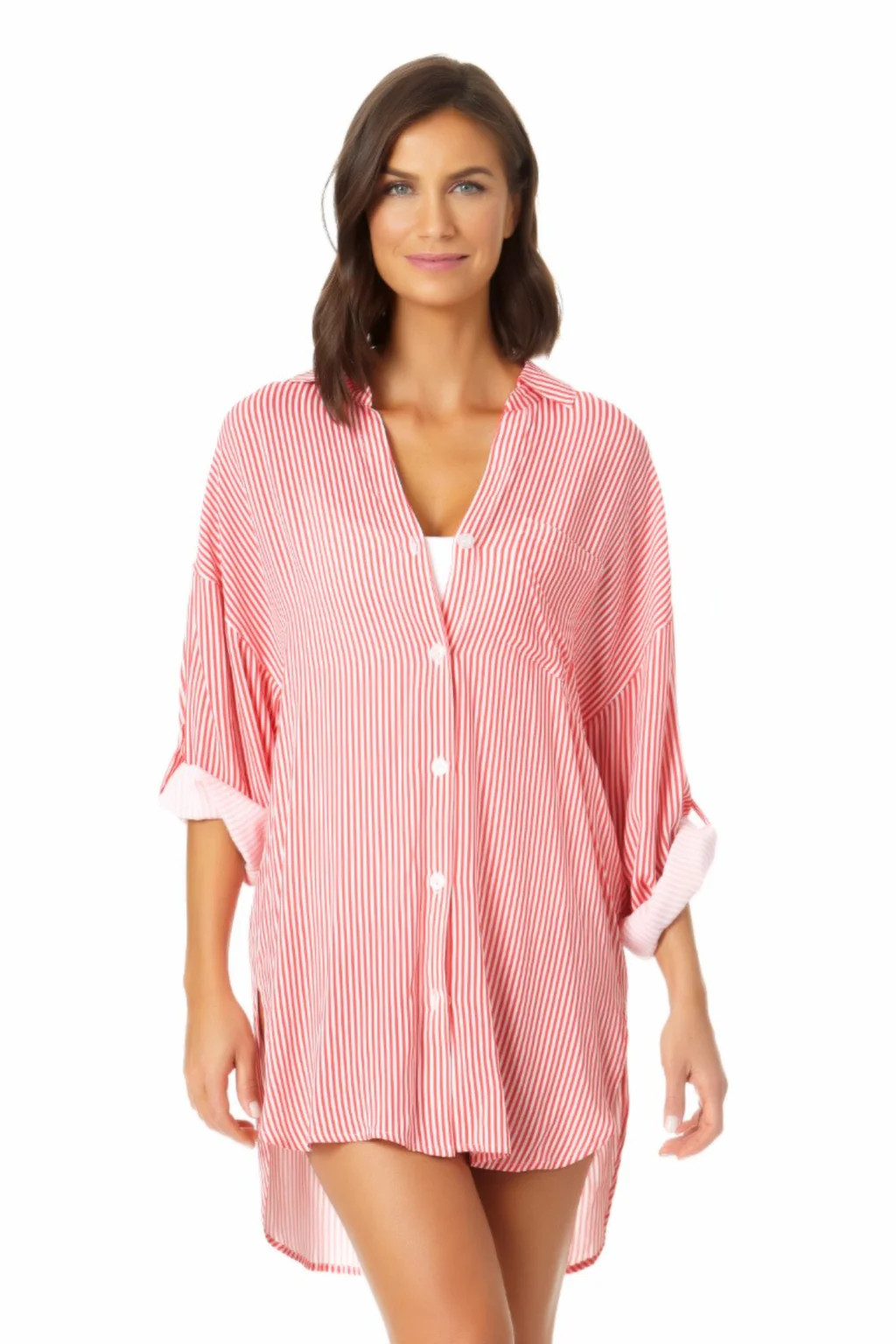Anne Cole - Button Down Shirt | Anne Cole