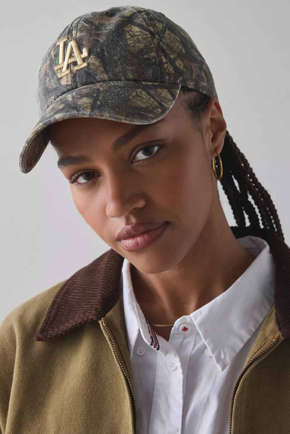 Mitchell & Ness MLB Los Angeles Dodgers Camo Dad Hat | Urban Outfitters (US and RoW)