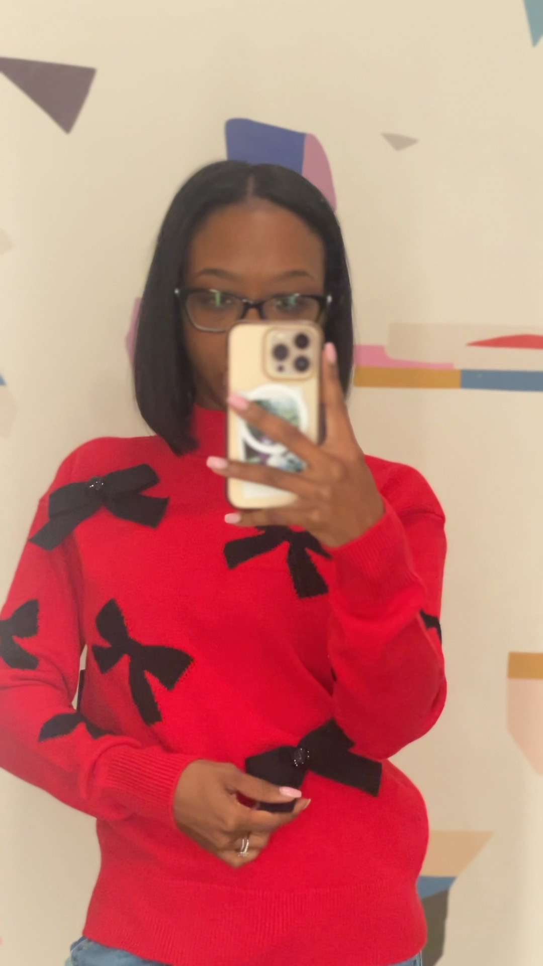 The perfect holiday or Christmas Day sweater! I’m wearing a size Small. 

#LTKHoliday #LTKGiftGuide
