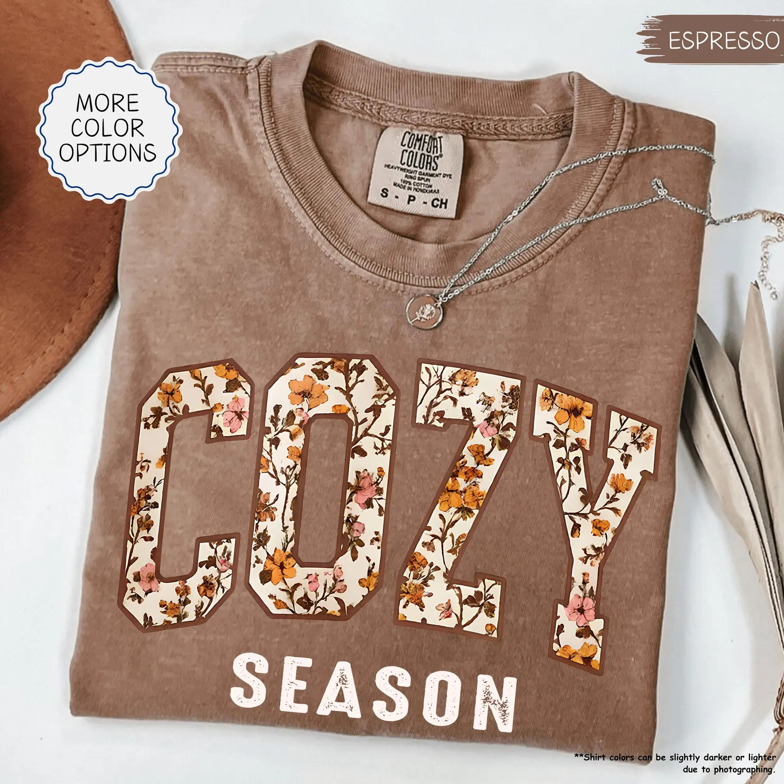 Comfort Colors® Cozy Season Shirt, Fall Season T-Shirt, Autumn Cozy Shirt, Cute Cozy Season T-Sh... | Etsy (Global)