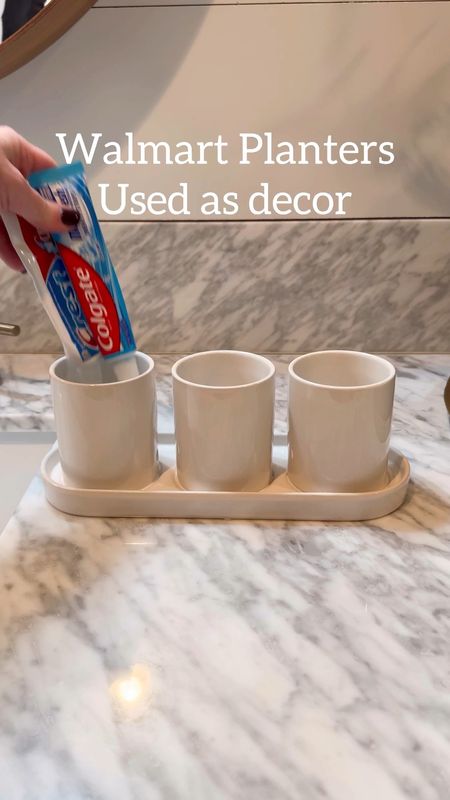 Comment: Shop for the links 
I love using planters as decor!! They’re inexpensive and super functional! I found quit a few this year at Walmart! These little herb holders are perfect for bathroom goodies or markers and crayons!! I hope you try some of these out! #homedecor 

#LTKhome #LTKkids #LTKfindsunder50
