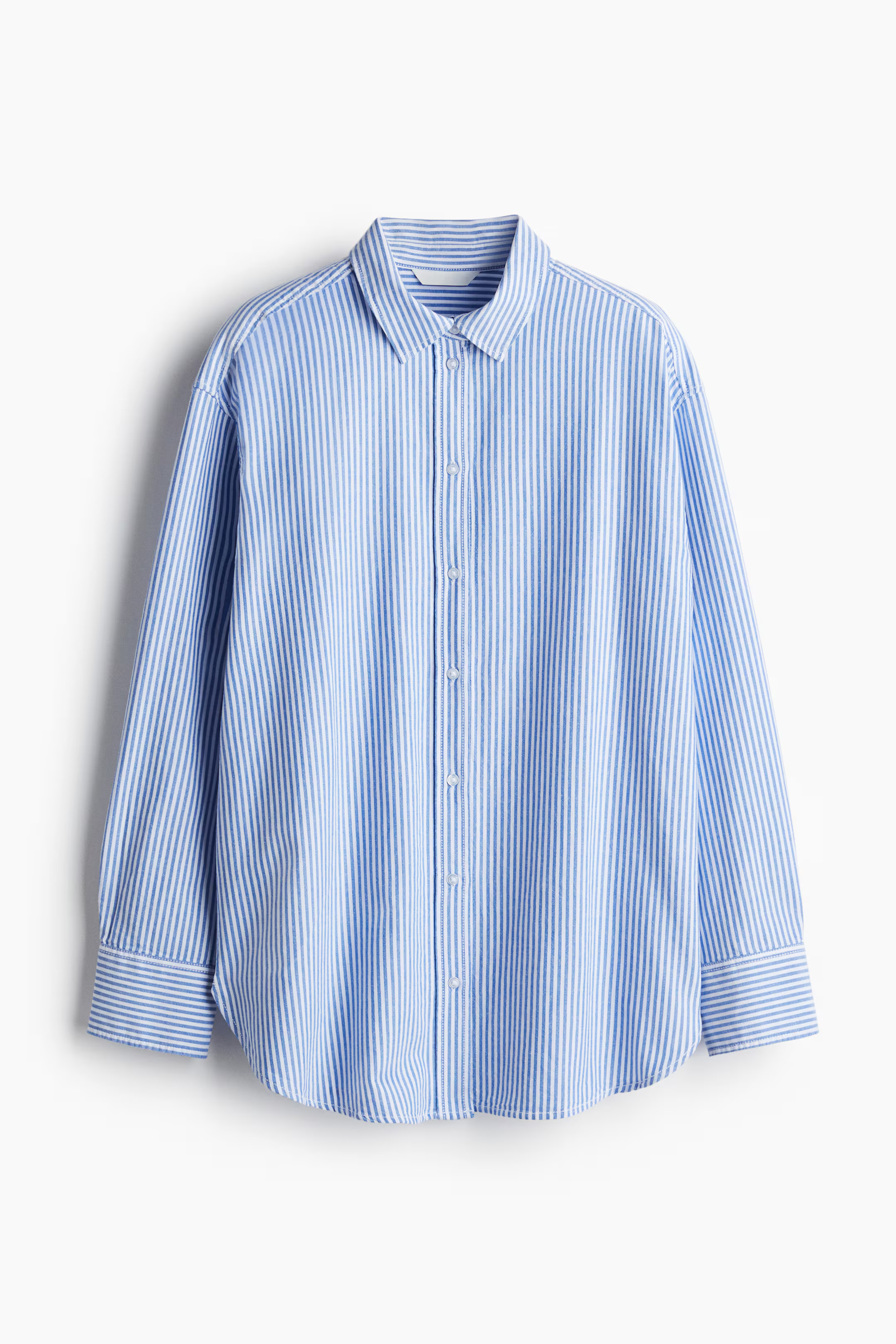 Oxford Shirt - Blue/striped - Ladies | H&M US | H&M (US + CA)