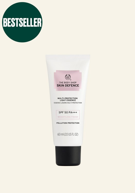 Skin Defence Multi- Protection Light Essence SPF 50 PA +++ | The Body Shop (UK)