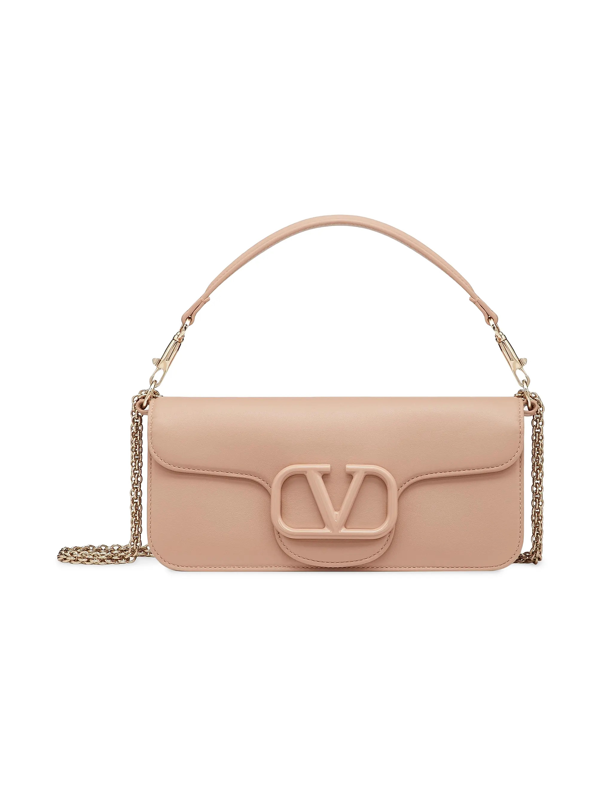 Valentino Garavani Locò Calfskin Shoulder Bag | Saks Fifth Avenue