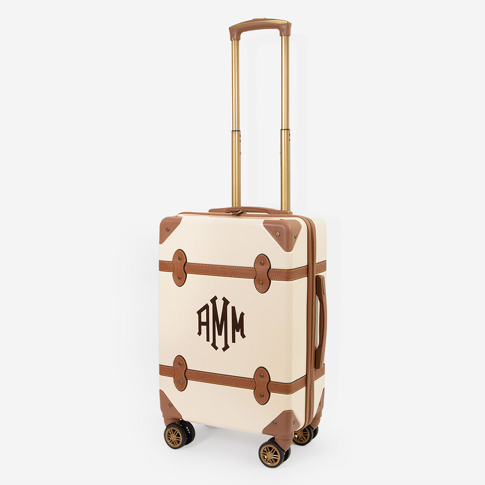Monogrammed Vintage Carry-On Suitcase | Marleylilly