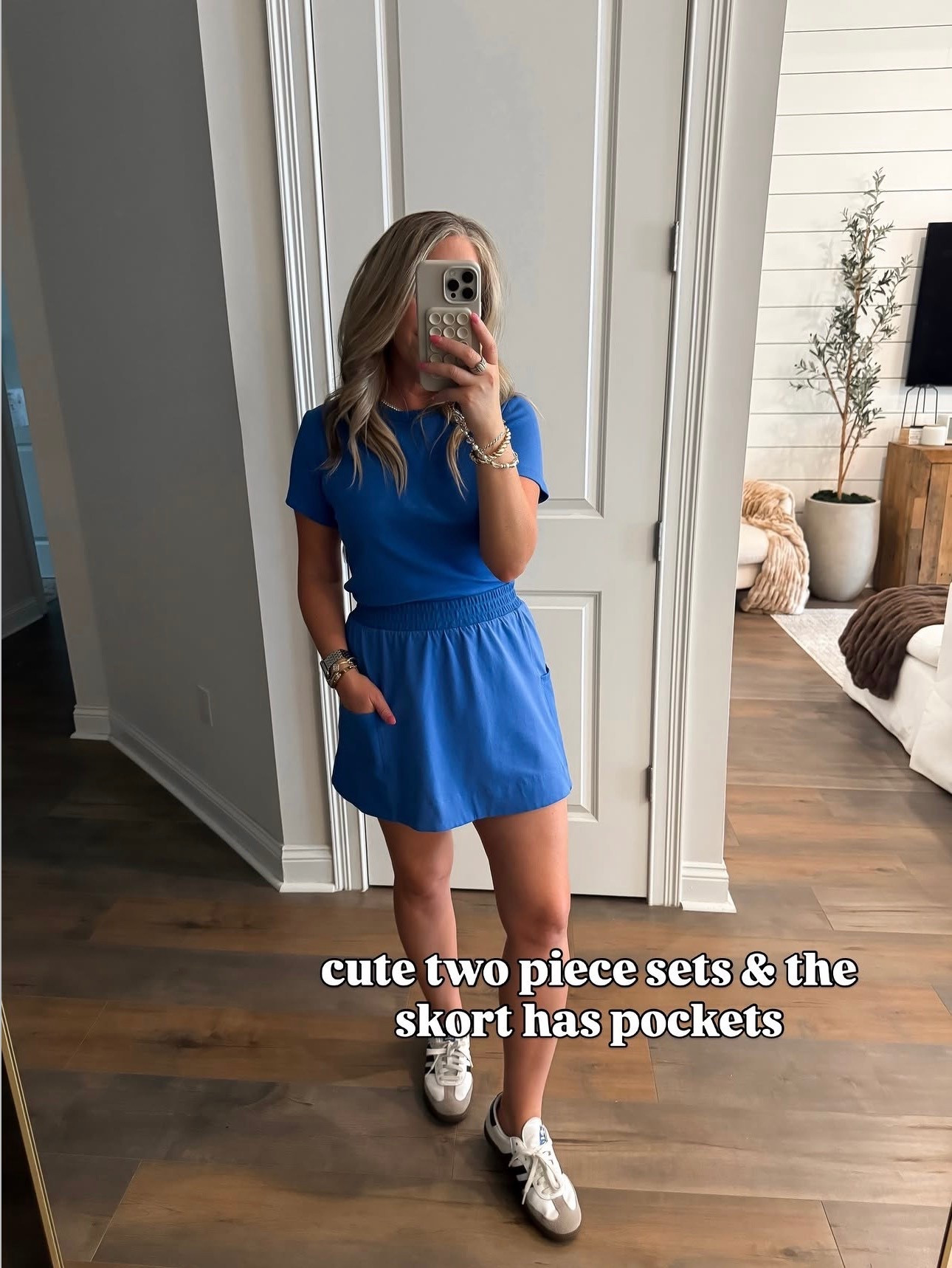 Amazon fashion Amazon finds sports mom outfits athleisure outfit, casual spring outfit, casual summer outfit, casual mom outfit, softball mom, baseball mom, football mom, soccer mom outfit two piece skort set, skort has pockets and shorts. Wearing a medium 

#LTKActive #LTKOver40