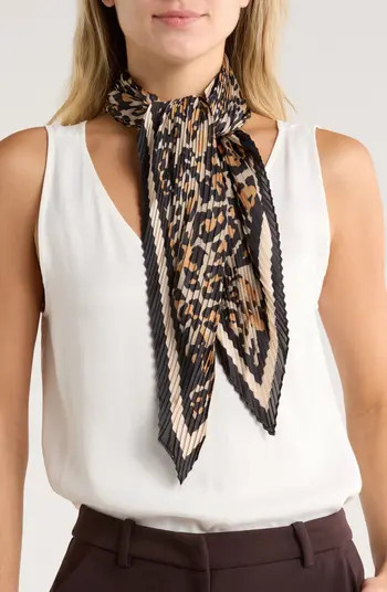 NORDSTROM RACK Pleated Satin Scarf | Nordstromrack | Nordstrom Rack