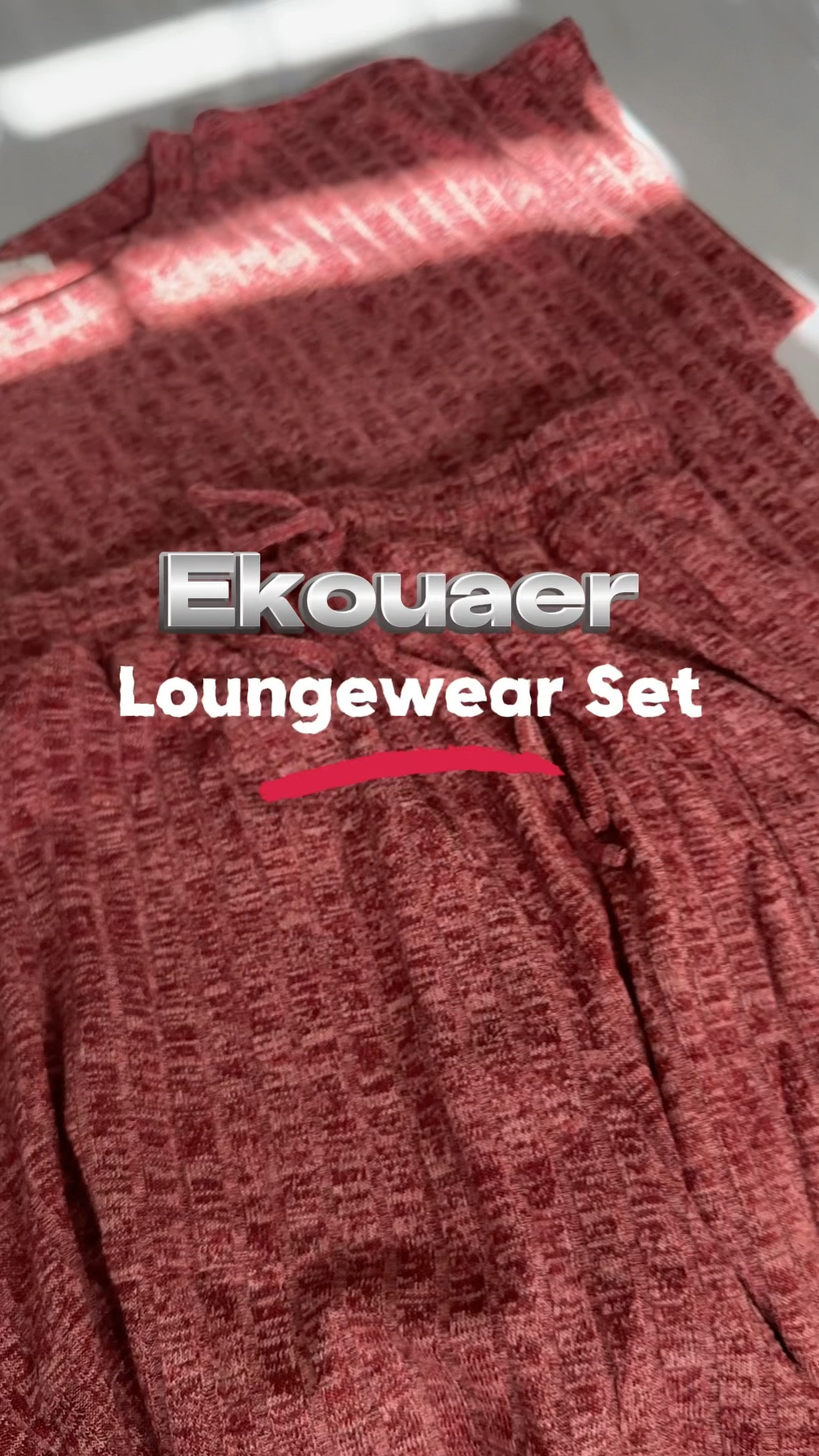 Super loving this cozy pajama set from Amazon by @ekouaerofficial

Truly made of soft,breathable,lightweight ribbed knit fabric, makes you sleep and leisure very comfortable.

A must-have for women lounging around the house on lazy weekend .

#LTKVideo
