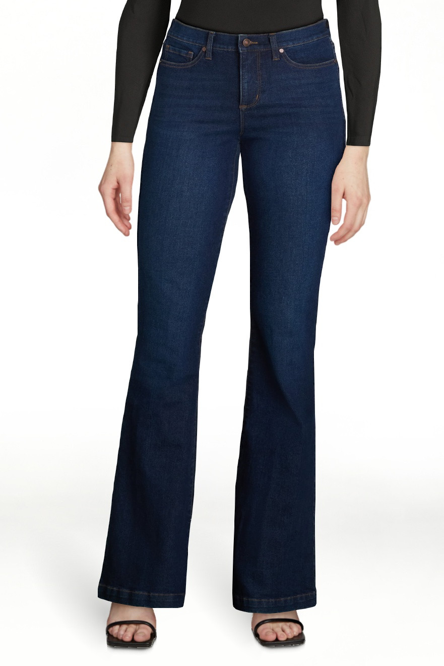 Sofia by Sofia Vergara Women's and Women's Plus Melisa Flare High Rise Jeans, 30.5", 32.5" and 34... | Walmart (US)
