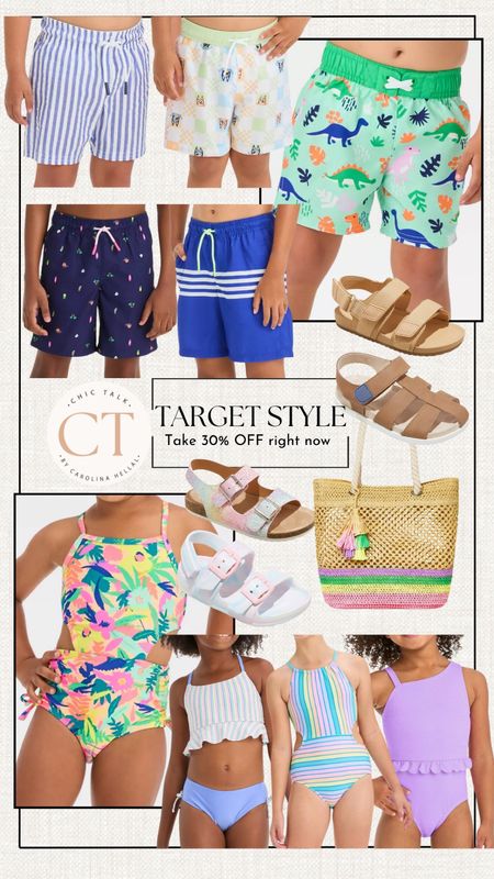 Take 30% off swim and sandals for the family via @Target right now!!!loving these styles for the little ones! 
Target, target finds, target styles, target style

#LTKkids #LTKxTarget #LTKswim