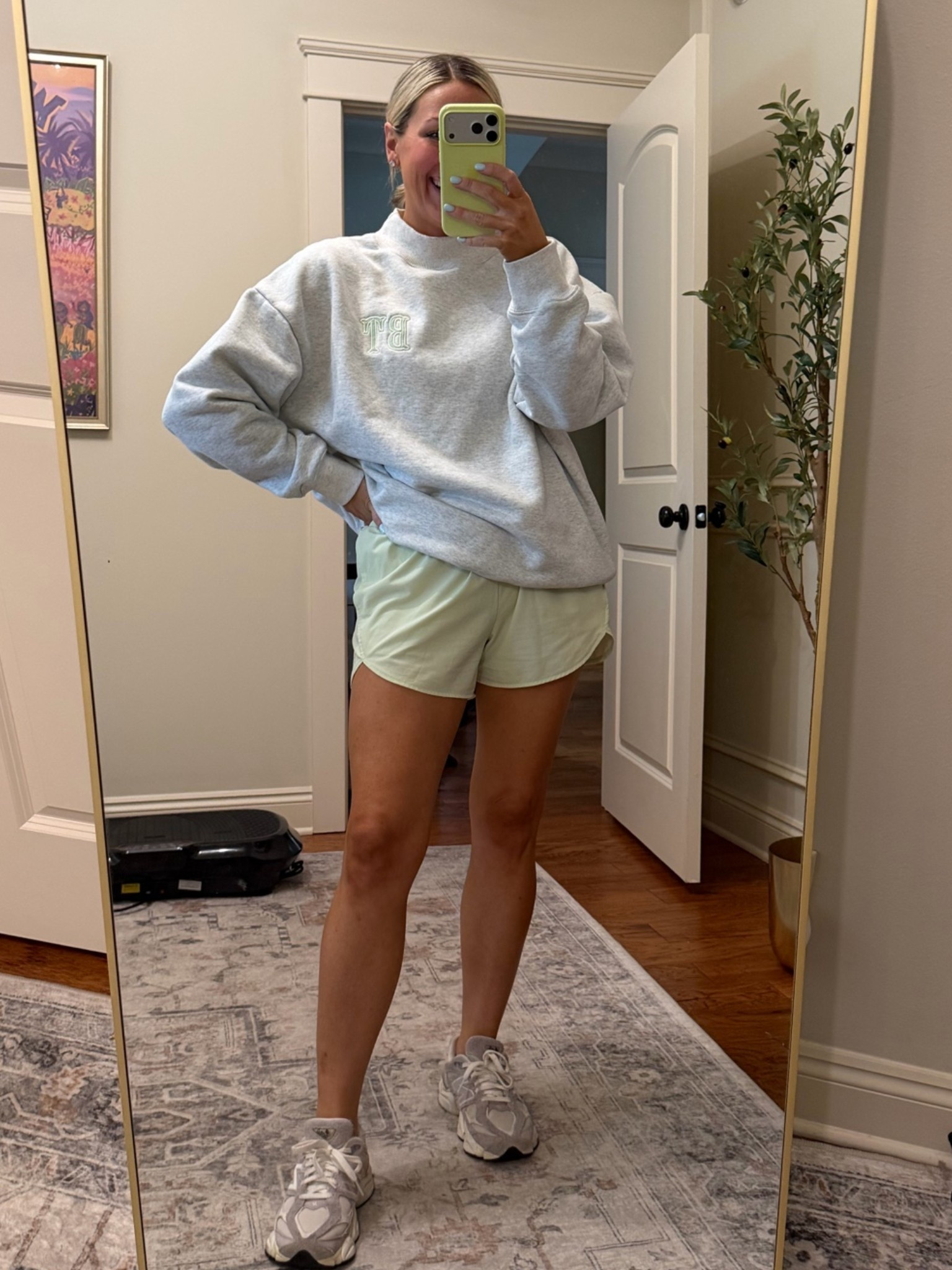 Casual ootd
Sprinkled with pink mockneck size L/XL use code BOBBI10
Shorts target size small
Shoes run TTS

#LTKActive #LTKmomlife #LTKootd